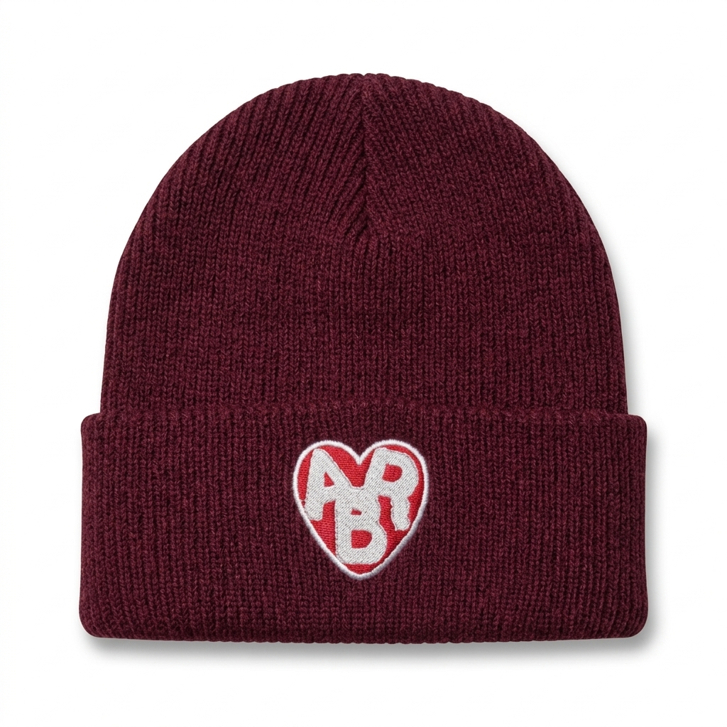 Gray ABR Beanie from The ABR Store featuring a snug fit and soft knit material for casual winter wear