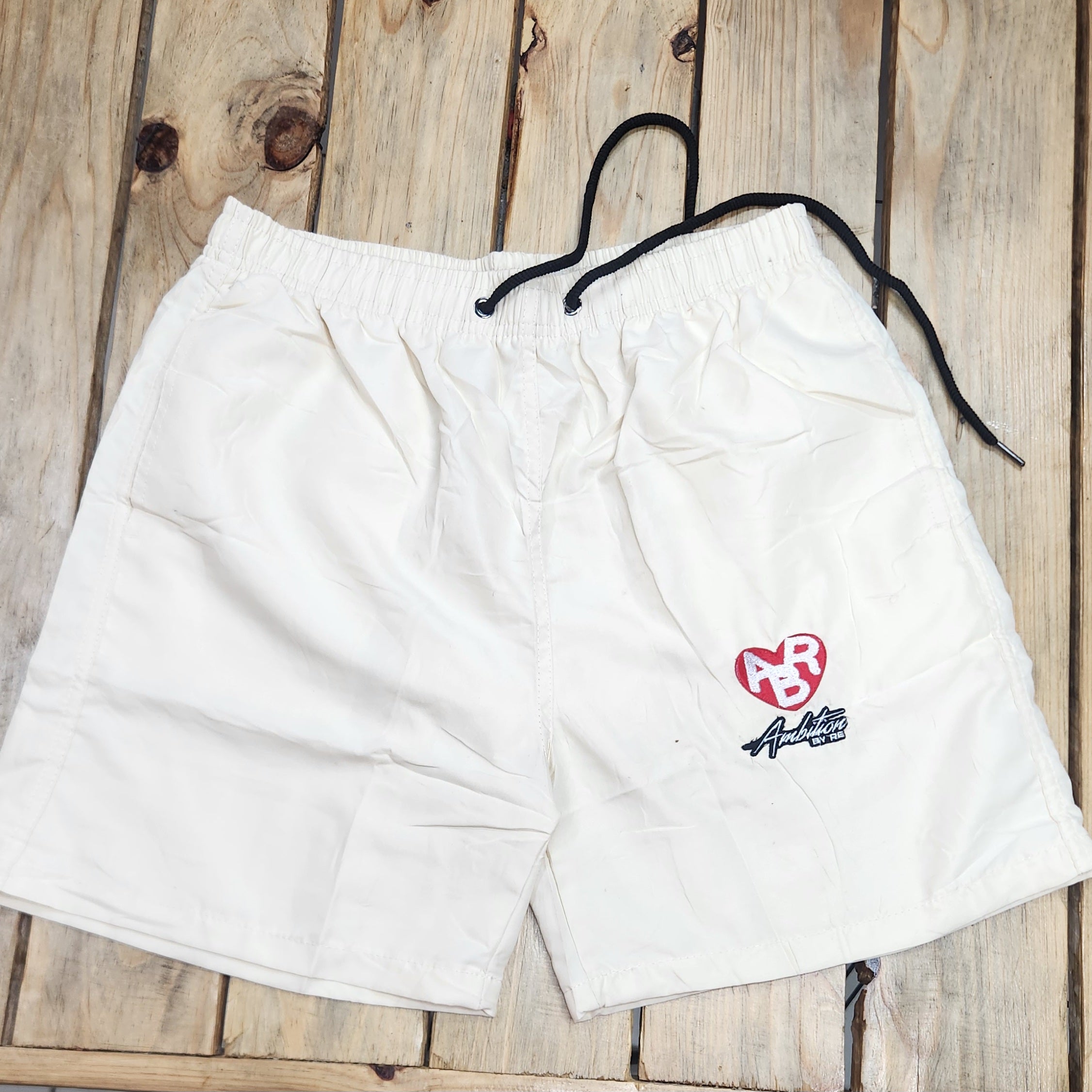 ABR Cream Swim Shorts