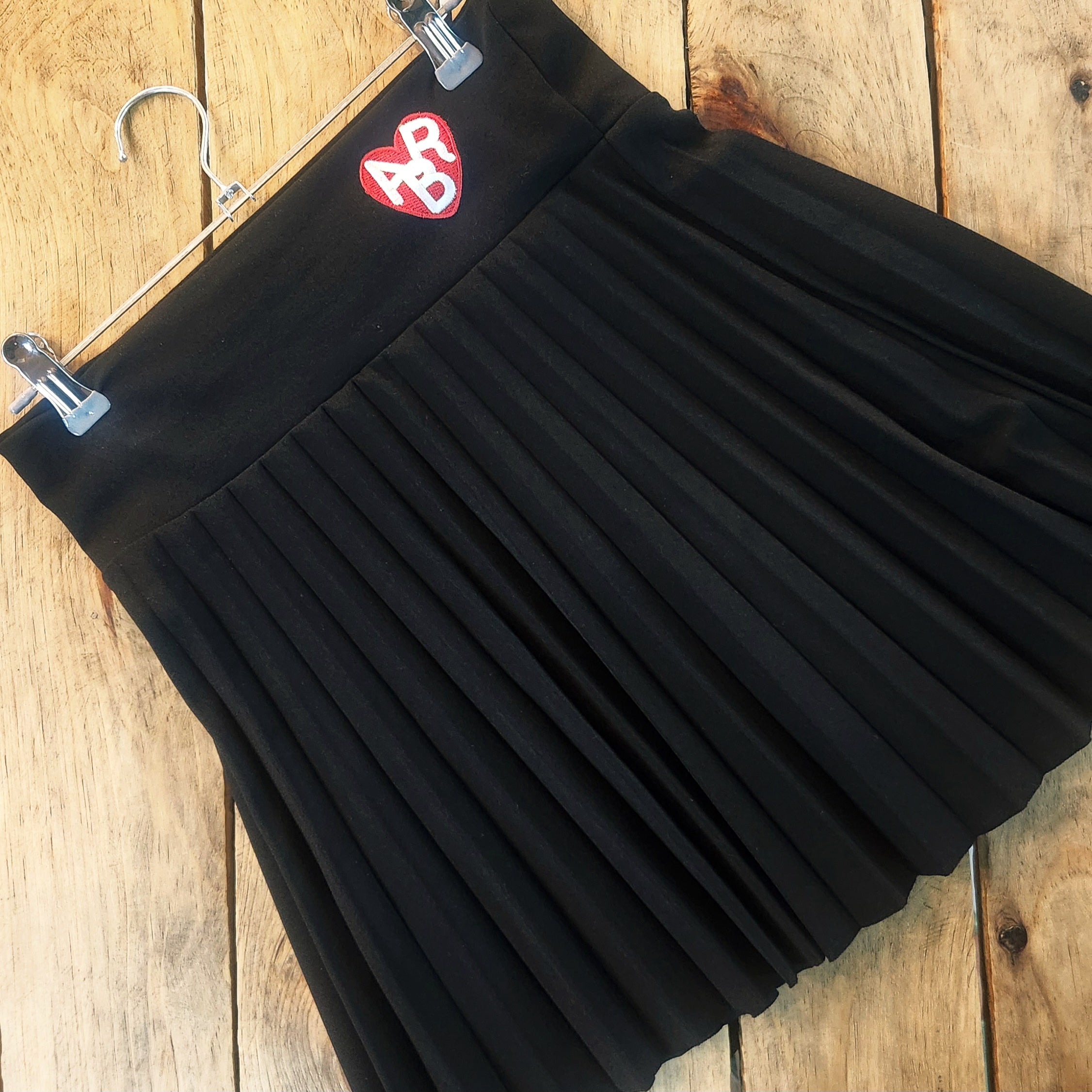 ABR Pleated Black Skirt