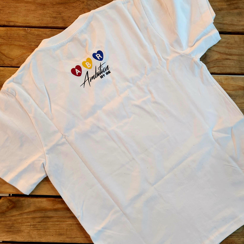ABR 3 Hearts White T-shirt - ABR Store
