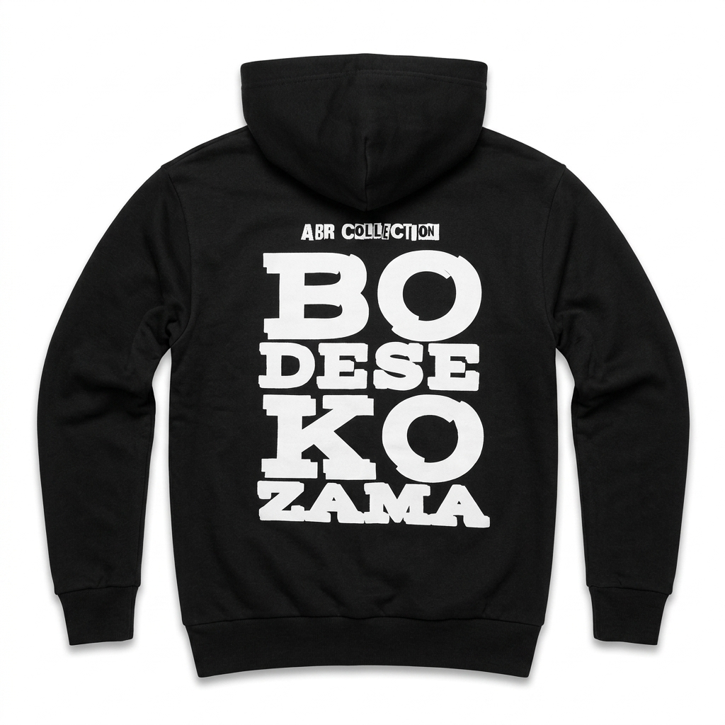ABR Store BDKZ Signature Streetwear Hoodie in unisex design, featuring a comfortable fit and casual style.
